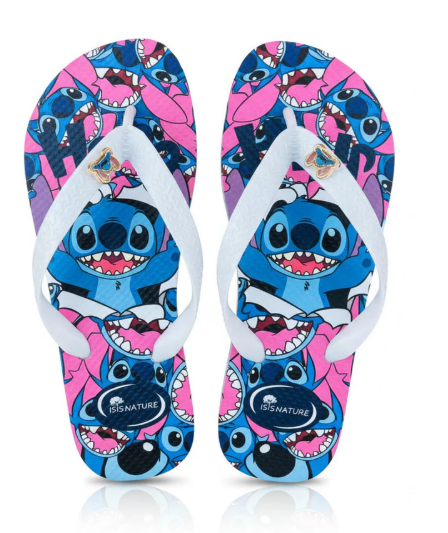 Chinelo Stitch Colorido