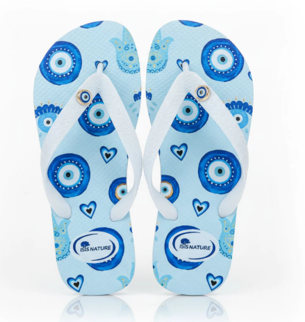 Chinelo Olho Grego Azul