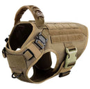 Colar Peitoral Tático Militar para Cães de Grande Porte