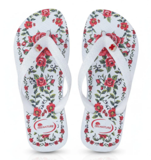 Chinelo Floral Delicado