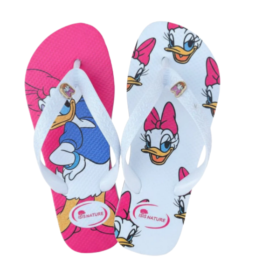 Chinelo Margarida Rosa