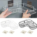 Prateleira de Canto Multiuso – Sem Furação (Banheiro, Lavanderia e Cozinha)