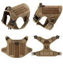 Colar Peitoral Tático Militar para Cães de Grande Porte