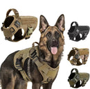Colar Peitoral Tático Militar para Cães de Grande Porte
