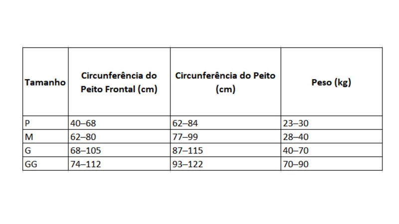 Colar Peitoral Tático Militar para Cães de Grande Porte