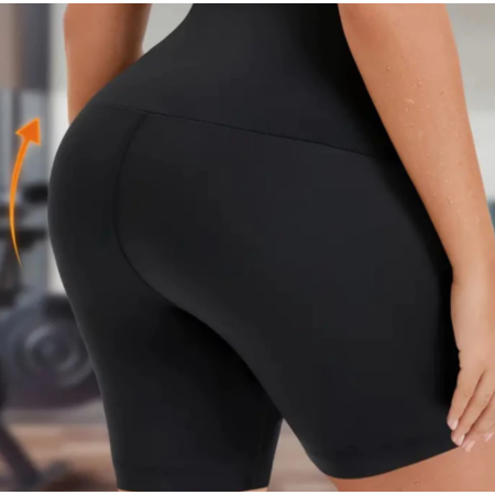 Bermuda Legging Efeito Sauna Modeladora/ Queima Gordura e Modela Cintura.