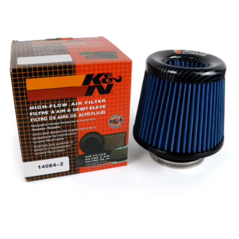 Filtro De Ar Esportivo K&n Duplo Fluxo Cônico Ajustável - 76MM 89MM 101MM (3 / 3,5 / 4 polegadas)
