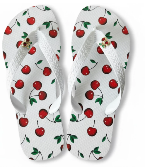 Chinelo C/ Estampa Cereja
